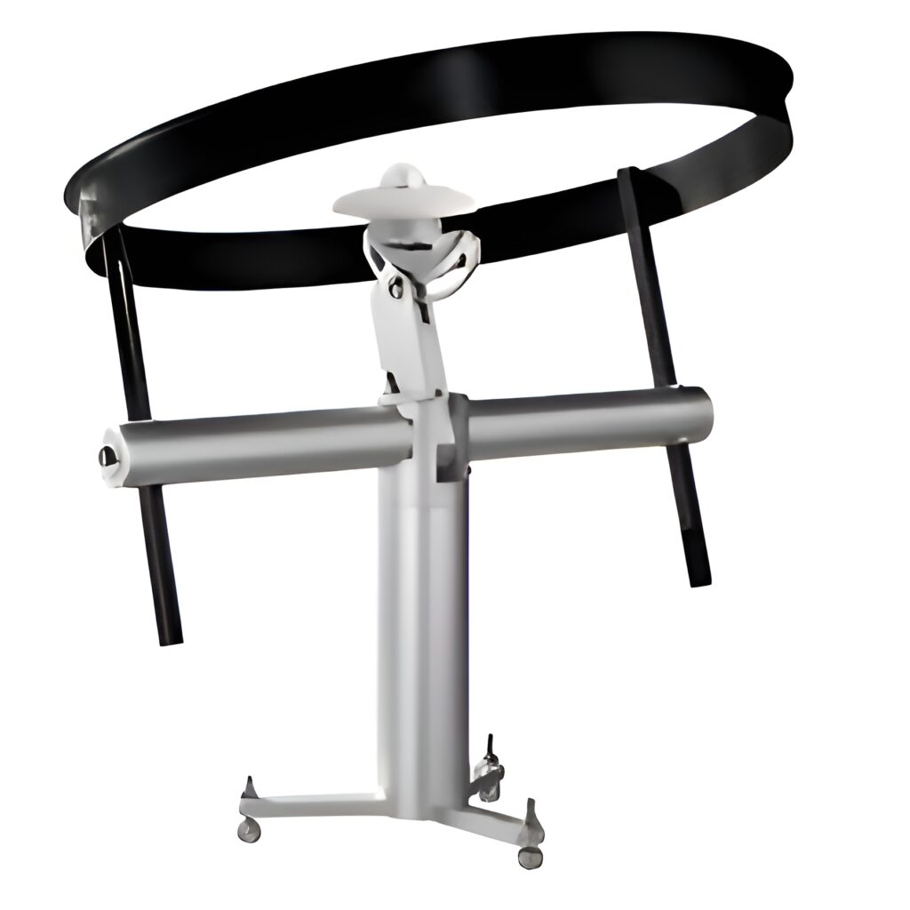 Pyranometer with adjustable shadow ring mounted on a support structure, used for accurate diffuse solar radiation measurement in meteorological and solar monitoring applications.