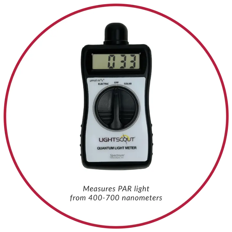 LightScout Solar/Electric Quantum (PAR) Meter – SpecMeters