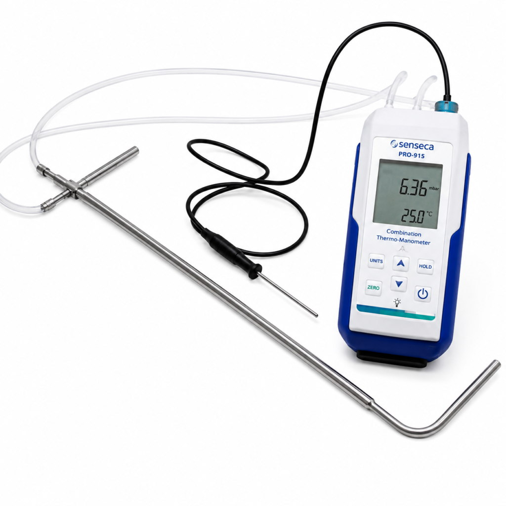 Combination Thermo-Manometer – PRO-915 (Senseca)