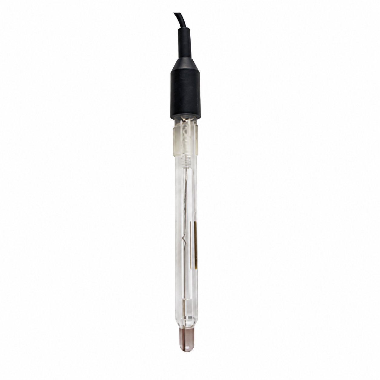 Chemical-resistant pH electrode GE 151-BNC with durable glass measuring body, BNC connector compatibility, chemically resistant reference system, and rugged design for accurate pH measurement in aggressive chemicals, wastewater, and industrial process applications.