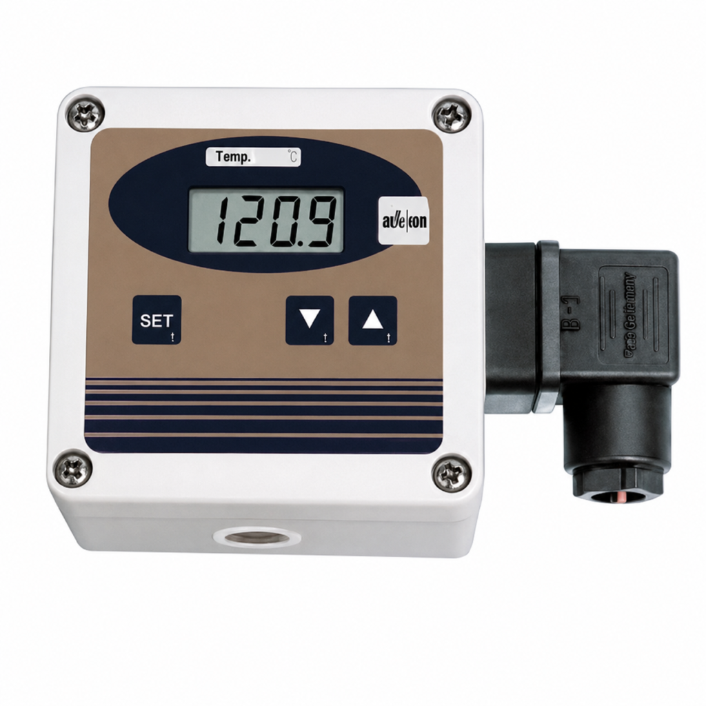 Conductivity transducer GLMU400-SWP with stainless steel sensor probe, hygienic process connection, integrated transmitter, and rugged industrial design for accurate conductivity measurement, signal conversion, and process monitoring in water and industrial applications.