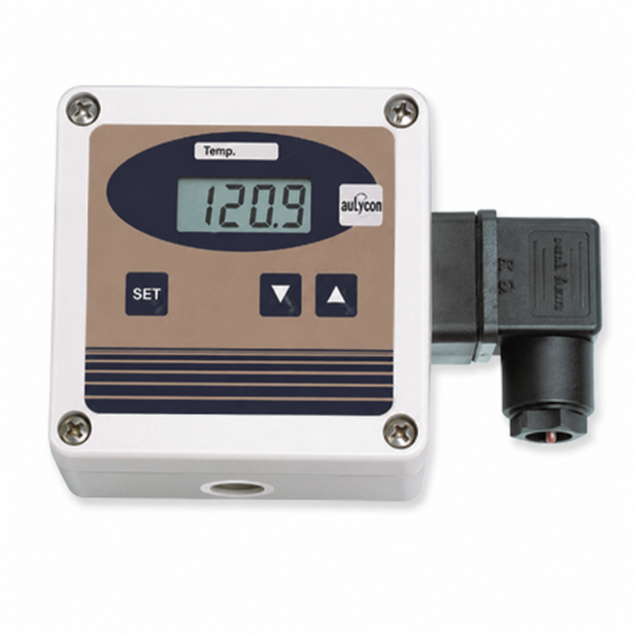 Conductivity transmitter GLMU400-UNI with compact industrial housing, universal conductivity input, integrated transmitter, and rugged design for accurate conductivity measurement, signal conversion, and process monitoring in industrial and water treatment applications.