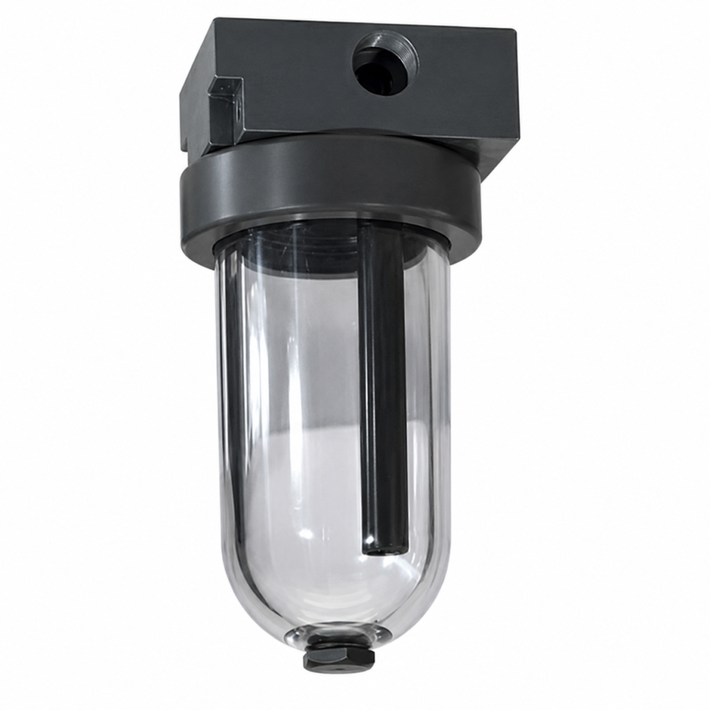 Flow-Through Vessel DFG70 with transparent flow chamber, chemical-resistant housing, integrated sensor holder, and threaded process connection for continuous installation of pH, ORP, or conductivity sensors in industrial water treatment and process monitoring systems.