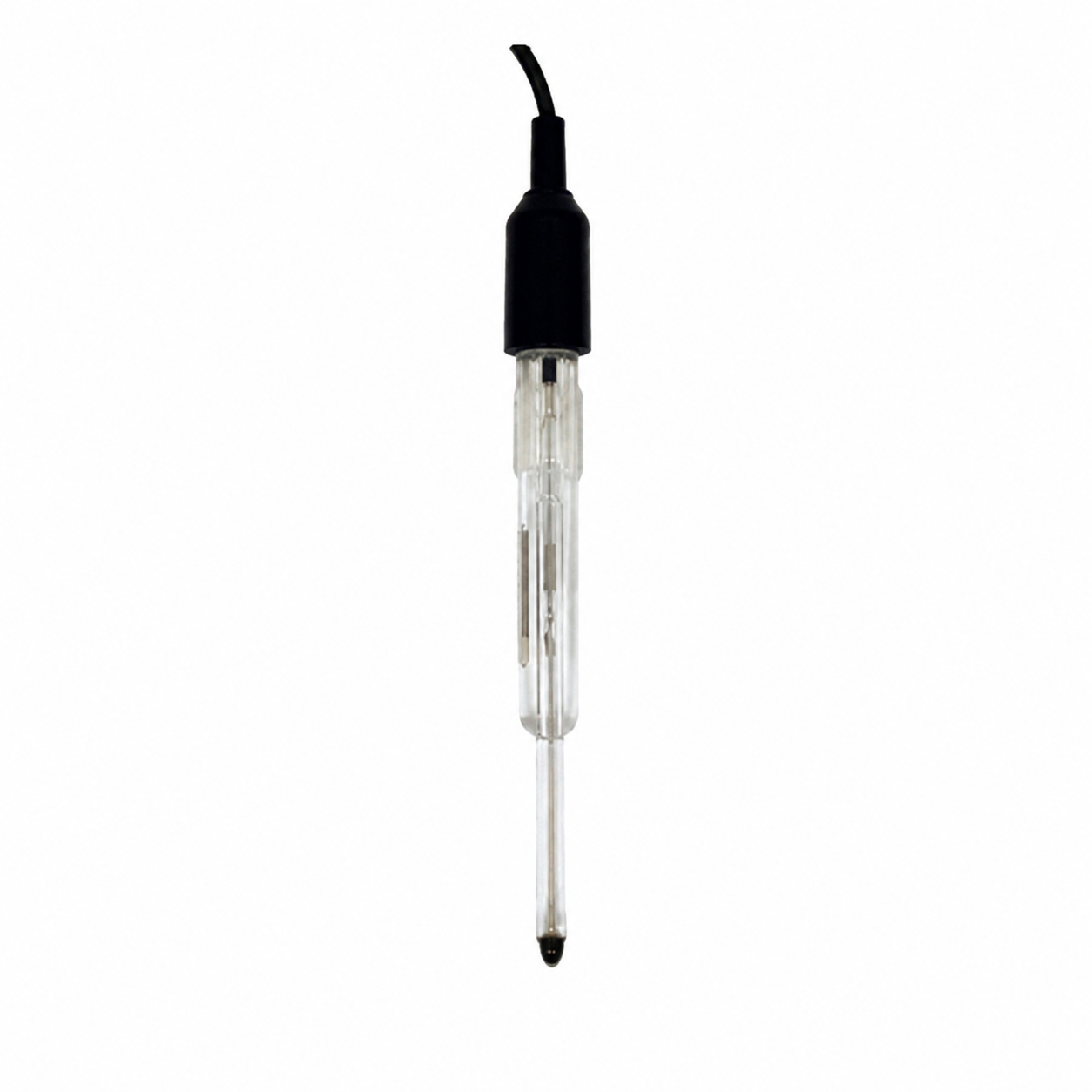 Insertion pH electrode GE 101-BNC with durable glass sensing tip, cable connection, slim insertion design, and integrated reference electrode for accurate pH measurement in water treatment, laboratory, and industrial process applications.