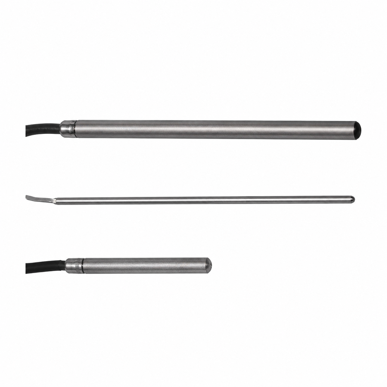 GTF101 K NiCr-Ni industrial thermocouple probe with stainless steel immersion sensor for industrial temperature measurement.