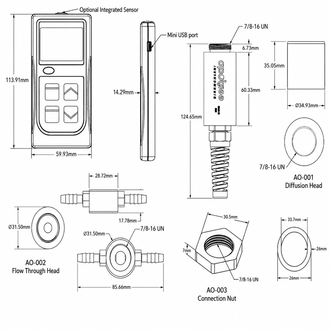 Oxygen Sensor with Handheld Meter – MO-200 (Apogee Instruments)
