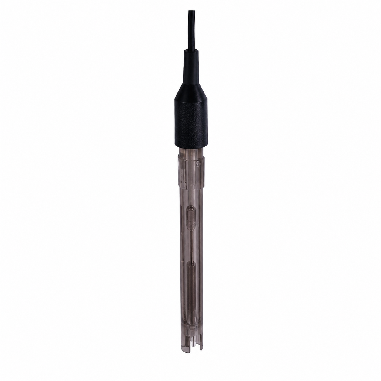 Universal pH electrode GE 100-BNC with slim glass measuring body, BNC connector compatibility, and durable probe design for accurate pH measurement in laboratory, water quality, and general industrial applications.