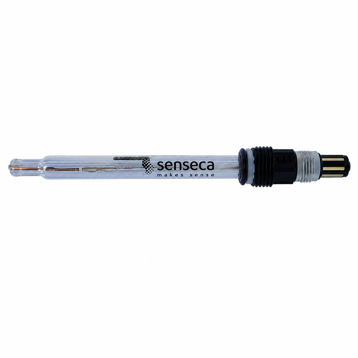 pH combined electrode pH121 with integrated Pt1000 temperature sensor, durable glass electrode body, threaded process connection, and industrial connector for accurate simultaneous pH and temperature measurement in water treatment and process applications.
