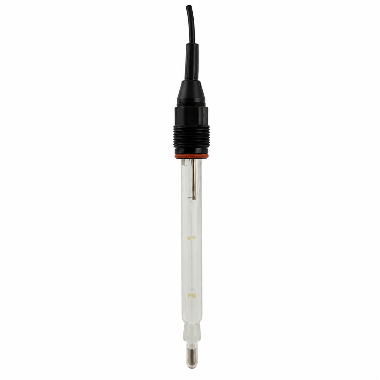 pH electrode with ground-joint diaphragm GE 173 featuring a durable glass measuring body, ground-joint diaphragm, cable connection, and rugged design for accurate pH measurement in contaminated, viscous, and industrial process media.